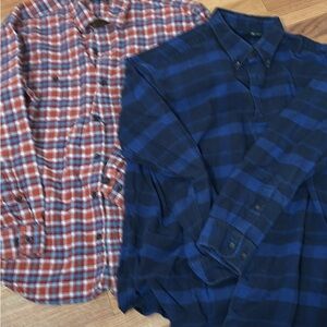 Orvis Men's Plaid Button-Down Shirts XL